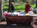 The Co-Op Education Honor Society sold T-shirts at their booth to raise funds for future events