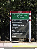 photo of a sign on campus
