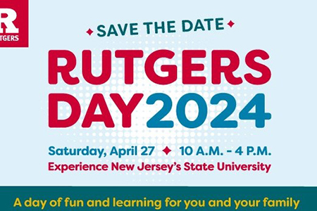 Save the date graphic for Rutgers Day.